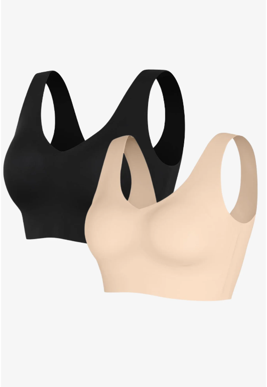 Amelia Wireless Comfort Bra 2-Pack Mixed